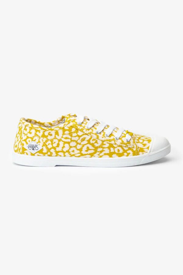 Le Temps des Cerises Lage Sneakers Basic sneakers met bloemenprint
