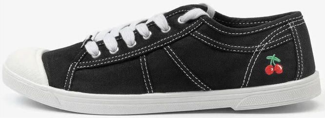 Le Temps des Cerises Lage Sneakers Basic zwarte sneakers