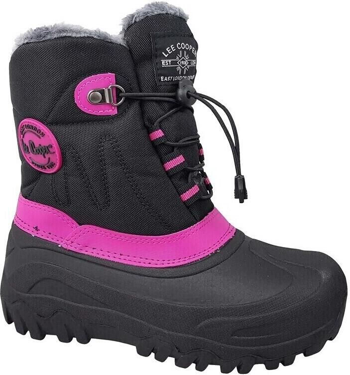 Lee Cooper czarno-różowe Kinderen Winterschoenen Zwart - Foto 2