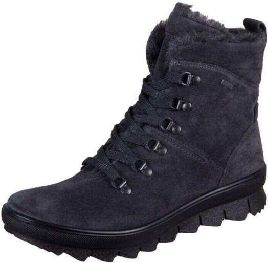 Legero Wandelschoenen Novara Charcoal Velour Textil Gtx
