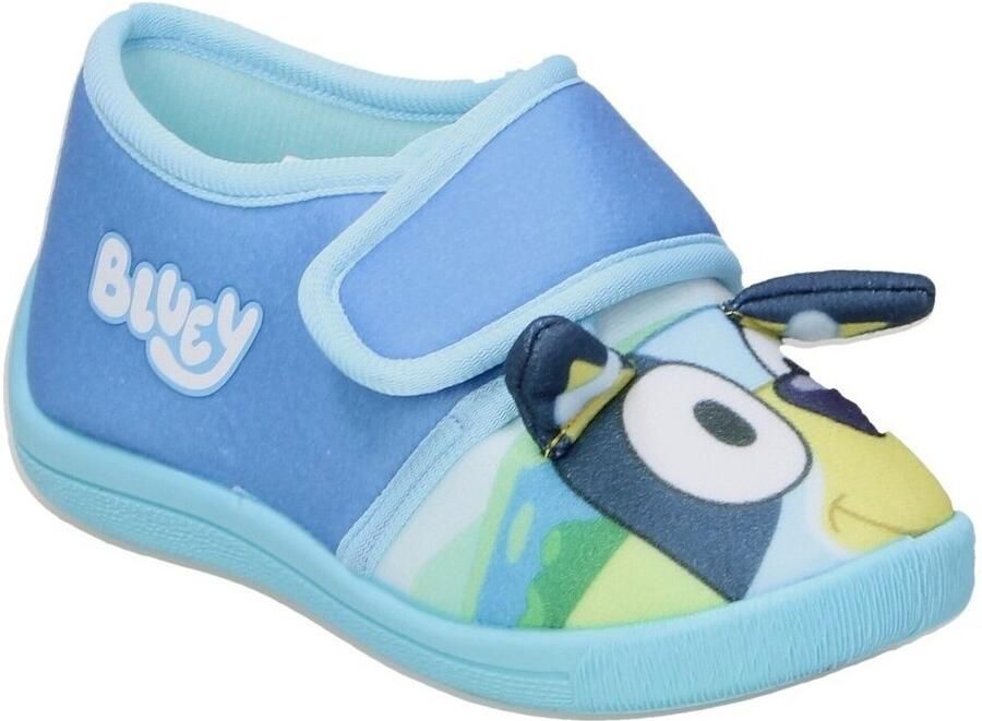 Leomil Bluey Pantoffels kinderen voor Bingo en Bluey Sloffen kind met klittenbandsluiting Schoenen van Blauw - Foto 2