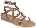 Les Petites Bombes Platte sandalen NOURIA - Bruin