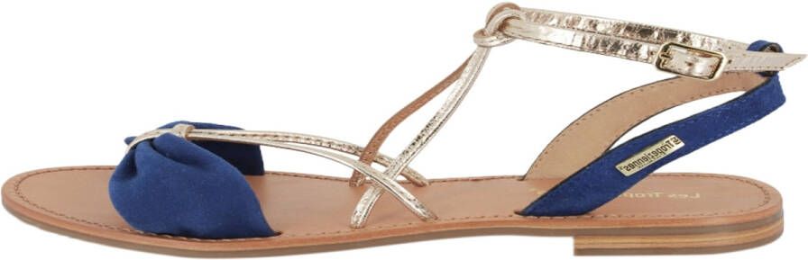 Les tropeziennes par M. Belarbi Leren sandalen Les Hiromak Suède - Foto 2