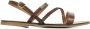 Les Tropeziennes Bruin Leren Sandalen Batresse Model Brown Dames - Thumbnail 7