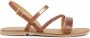 Les Tropeziennes Bruin Leren Sandalen Batresse Model Brown Dames - Thumbnail 3