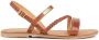 Les Tropeziennes Bruin Leren Sandalen Batresse Model Brown Dames - Thumbnail 8