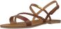 Les Tropeziennes Bruin Leren Sandalen Batresse Model Brown Dames - Thumbnail 6