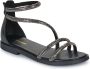 Les Tropeziennes Zwarte Sandalen Costa Model Ss24 Black Dames - Thumbnail 2