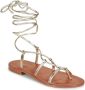 Les Tropeziennes Gouden Sandalen Hellen Model Ss24 Yellow Dames - Thumbnail 2