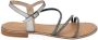 Les Tropeziennes Stalen Sandalen Hoctavy Model Gray Dames - Thumbnail 10