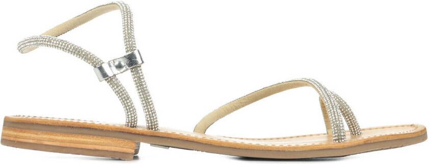 Les Tropeziennes Stijlvolle platte sandalen voor vrouwen Gray Dames - Foto 3