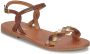 Les Tropeziennes Stijlvolle platte sandalen voor de zomer Brown Dames - Thumbnail 2