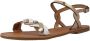Les Tropeziennes Zomer Platte Sandalen Brown Dames - Thumbnail 7