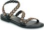 Les Tropeziennes Stijlvolle Platte Sandalen voor Vrouwen Black Dames - Thumbnail 10