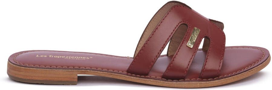 Les Tropéziennes par M Belarbi Slippers ROUGE DAMIA