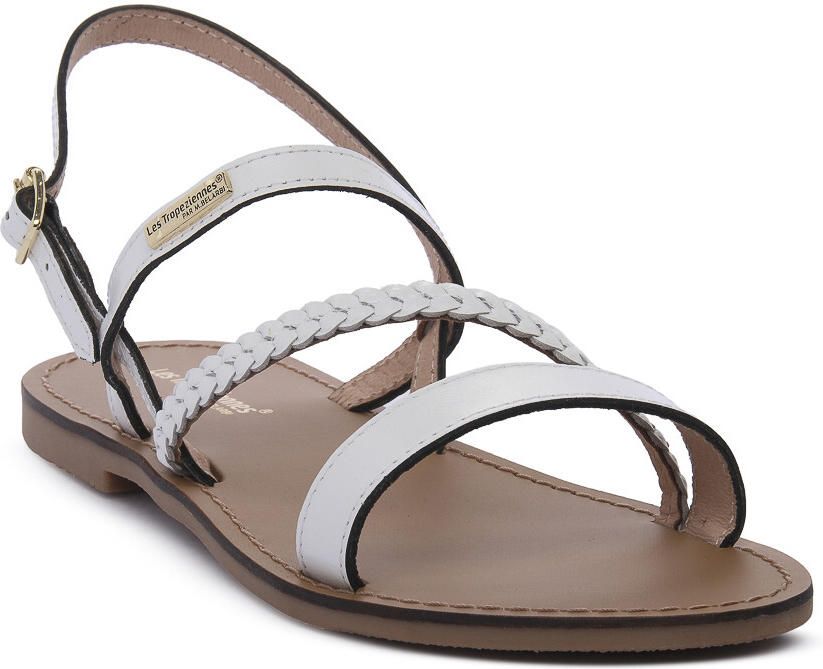 Les Tropeziennes par M.Belarbi Platte sandalen BLANC BATRESSE - Foto 4