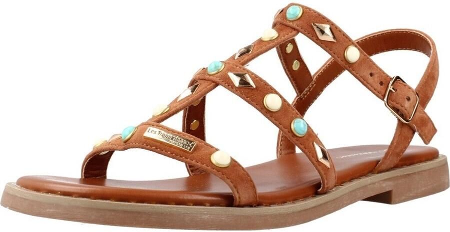 Les tropeziennes par M. Belarbi Les Corikalow platte leren sandalen - Foto 2