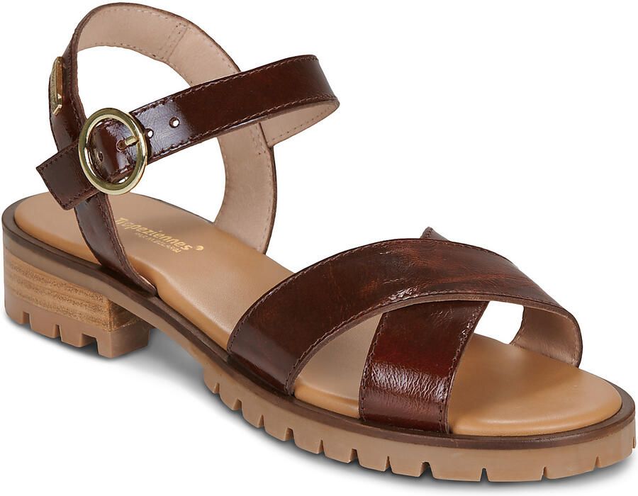 Les tropeziennes par M. Belarbi Leren sandalen van Les Heagle - Foto 2