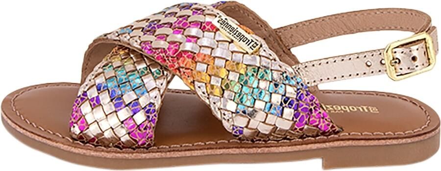 Les tropeziennes par M. Belarbi Bisou platte leren sandalen voor kinderen - Foto 2