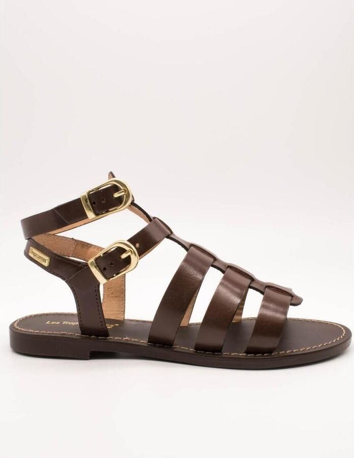 Les tropeziennes par M. Belarbi Leren sandalen van Les Hagora - Foto 3