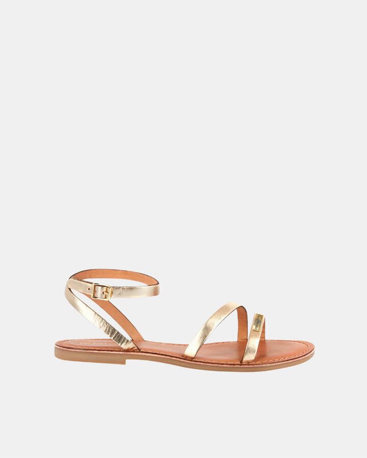 Les Tropeziennes Stijlvolle platte sandalen voor vrouwen Yellow Dames - Foto 3