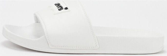 Levi's Slippers JUNE BATWING PATCH S plateau zomerschoen slippers met contrast-logo-opdruk