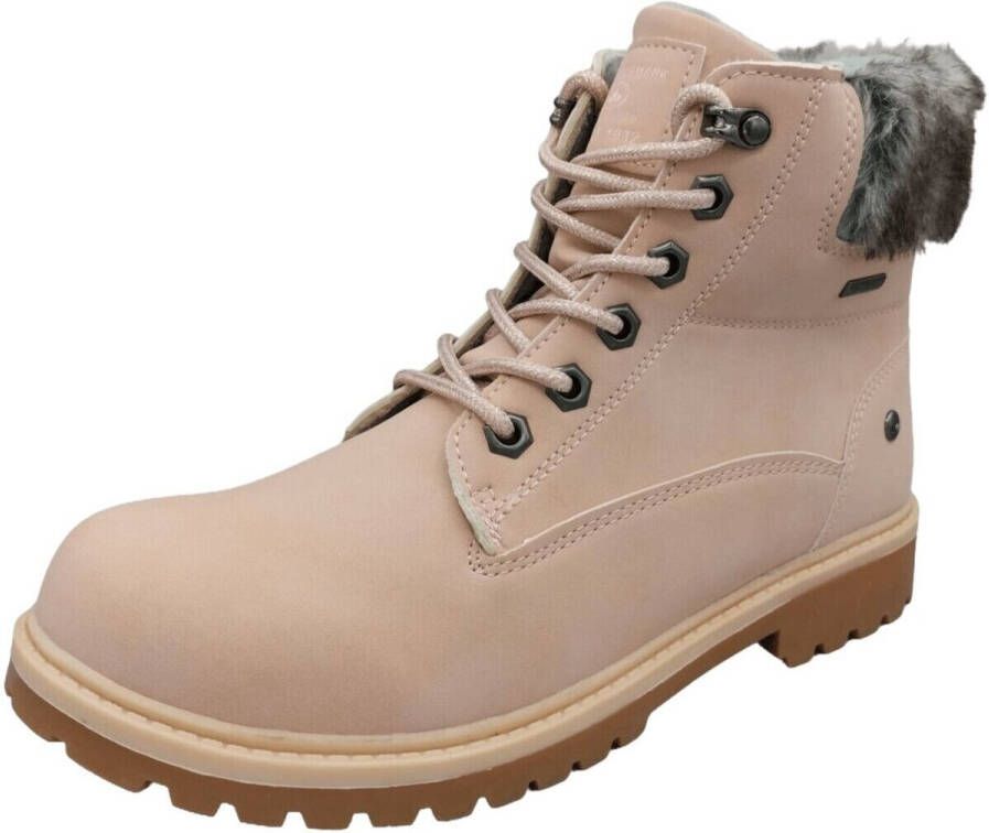 Lico Hoge veterschoenen Anouk met modieus imitatiebont
