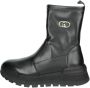 Liu Jo Zwarte Stretch Enkellaarzen met Logopatch Black Dames - Thumbnail 2