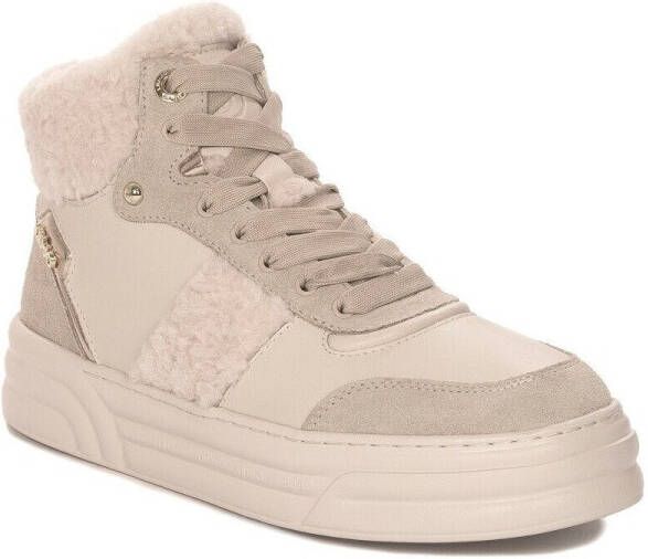 Liu Jo Cleo 22 Warm Mid Sneaker Basketball Dames Suede Sand - Foto 4