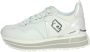 Liu Jo Witte leren sneakers met metalen details White Dames - Thumbnail 3