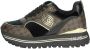 Liu Jo Sportieve Leren Sneakers met Fluweel Details Brown Dames - Thumbnail 3