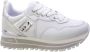 Liu Jo Witte leren sneakers met metalen details White Dames - Thumbnail 8