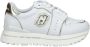 Liu Jo Maxi Wonder 85 leren sneakers wit - Thumbnail 2