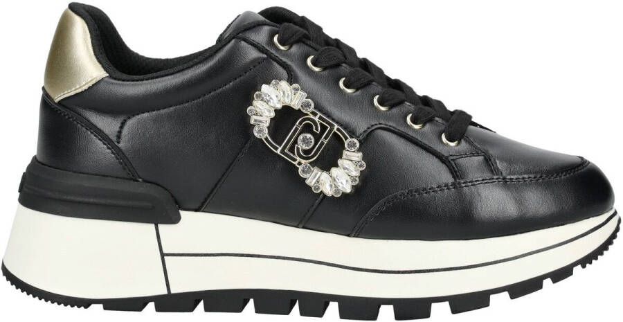 Liu Jo Zwarte platte sneakers Stella Black Dames - Foto 20