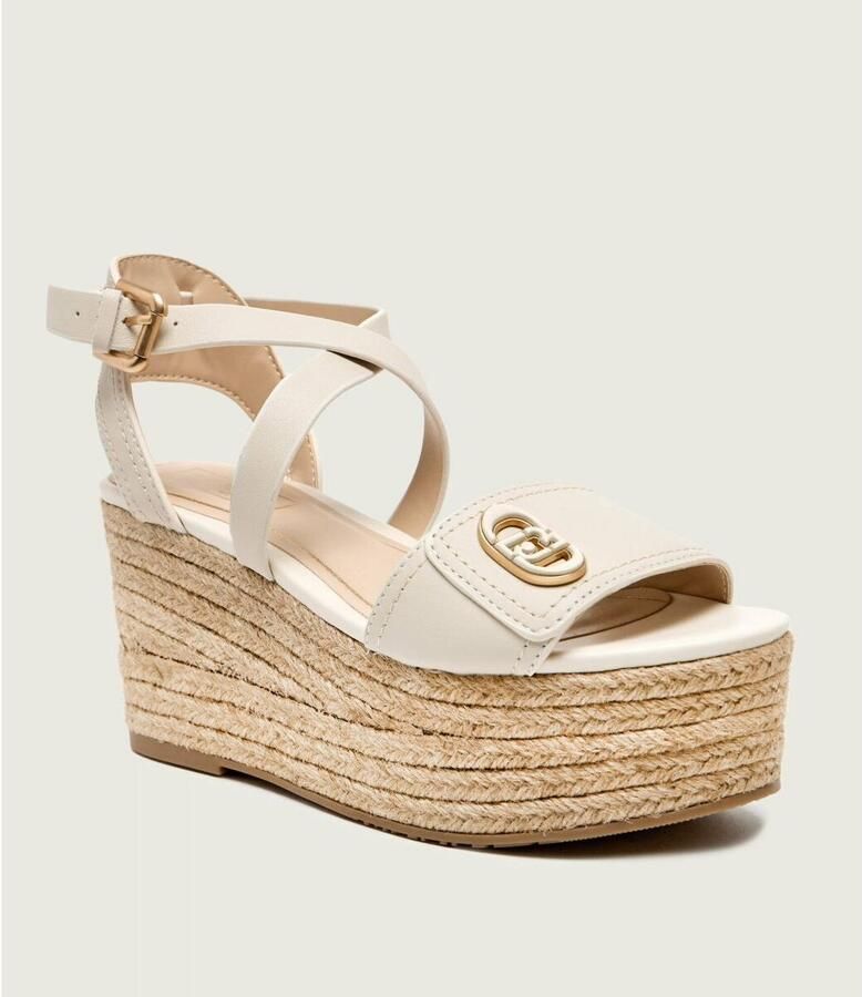 Liu Jo Platform Open Teen Leren Sandalen met Gesp - Foto 6