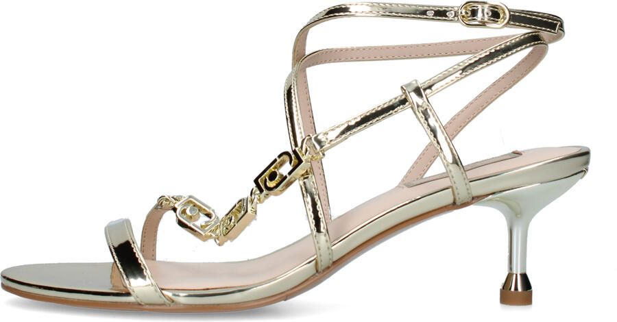 Liu Jo Sandalen met lage hak en logo met juwelen - Foto 2