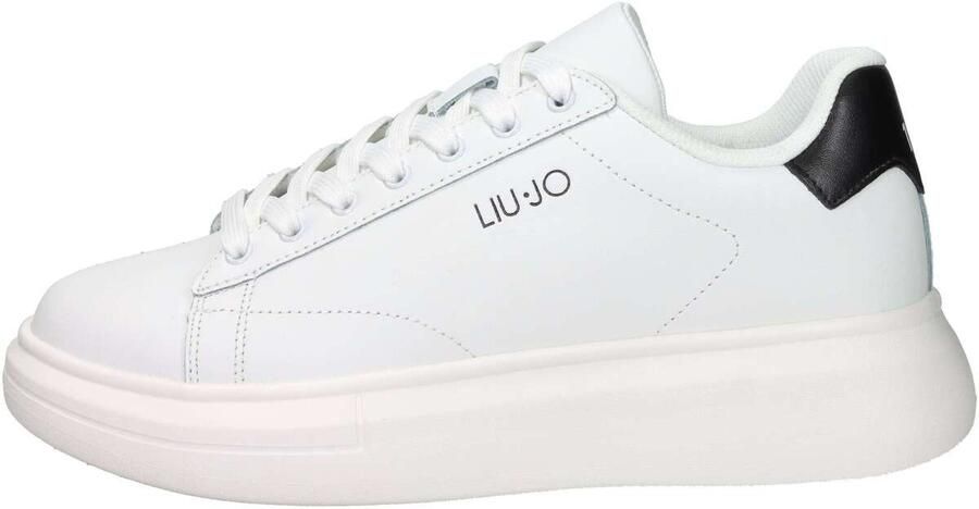 Liu Jo Witte Sport Sneakers Logo Zijkant - Foto 2