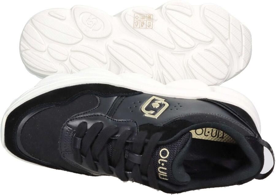 Liu Jo Zwarte Sneakers met Plateauzool - Foto 3