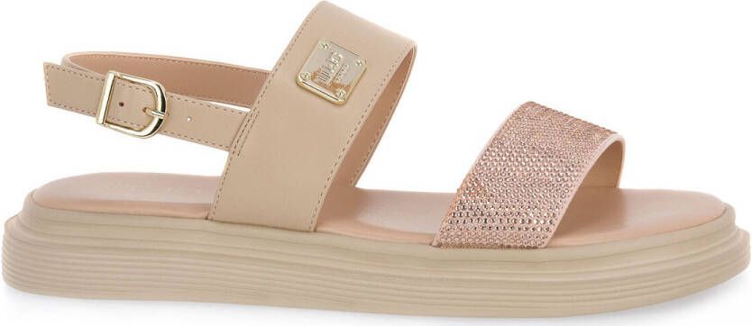 Liu Jo Platte Sandalen in Similpelle Beige Dames - Foto 2