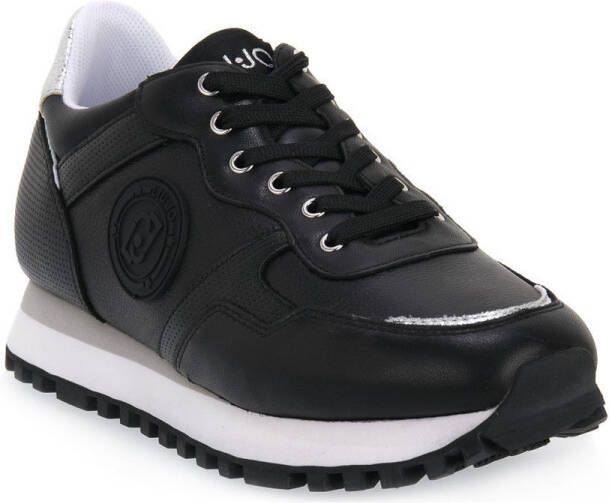 Liu Jo Wonder 25 Leren Sneakers Zwart Dames - Foto 2