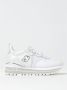 Liu Jo Witte leren sneakers met metalen details White Dames - Thumbnail 8