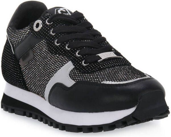 Liu Jo Mesh Lamé Sneakers Zwart Dames - Foto 2