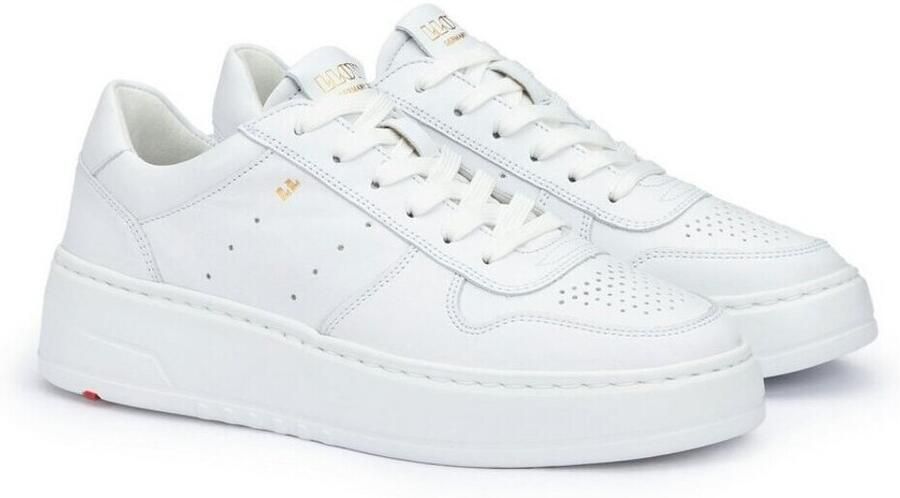 Lloyd Sara White Witte Lage Dames Sneakers Wit