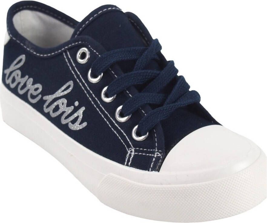 Lois Sportschoenen 60162 blauwe meisjesschoen