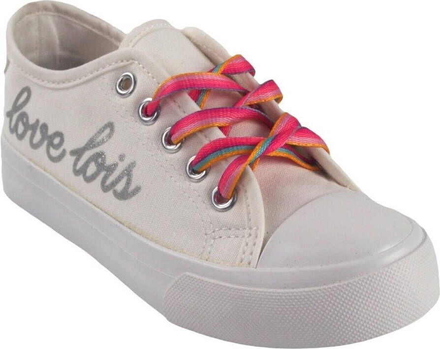 Lois Sportschoenen 60162 witte meisjesschoen