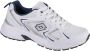 Lotto KITAURA Unisex sneaker lage schoenen 2400010U wit marineblauw - Thumbnail 2