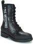 Love Moschino Stoere Veterschoenen voor Dames Black Dames - Thumbnail 2