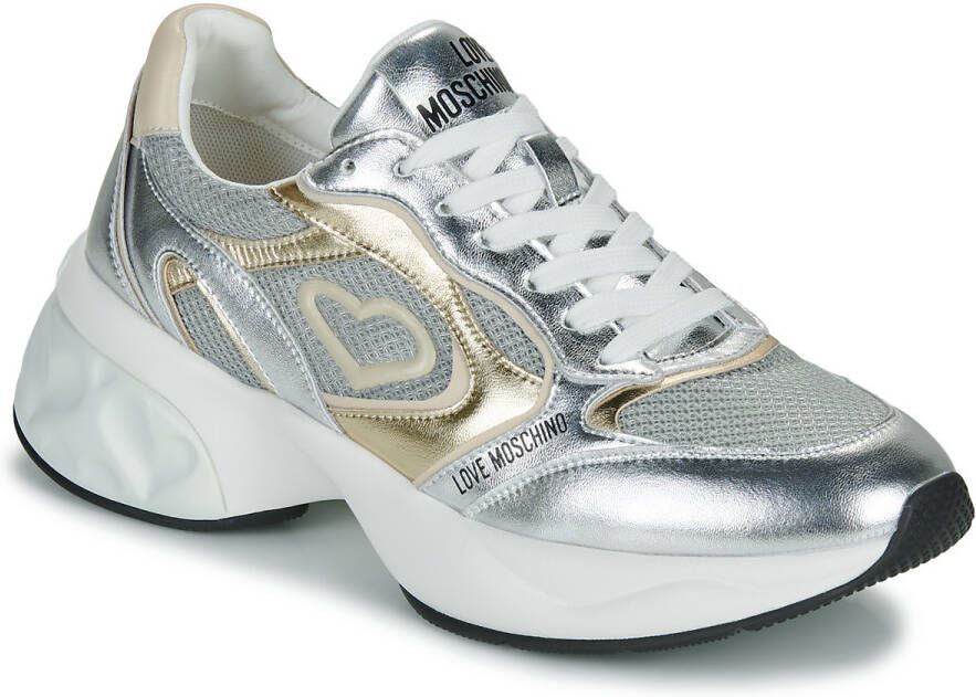 Love Moschino Lage Sneakers CRYSTAL LOVE SNEAKER