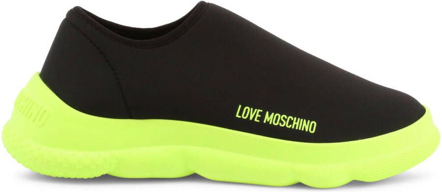 Love Moschino Dames Synthetische Sneakers met Rubberen Zool Black Dames - Foto 4