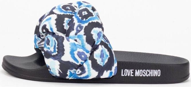 Love Moschino Teenslippers Chanclas en color azul para